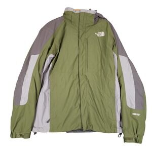 The North Face Gore Tex Olive Green Mens Ski Snowboard Jacket Size Medium